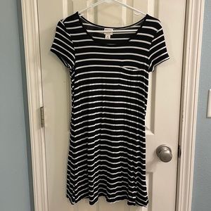 Striped T Shirt Dress